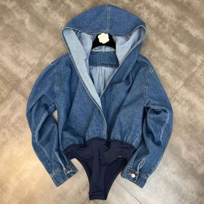 Denim bodysuit 